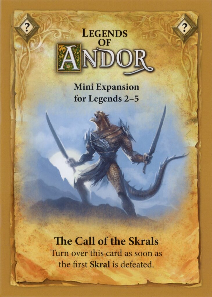 Legends of Andor: Call of the Skrals board game cover