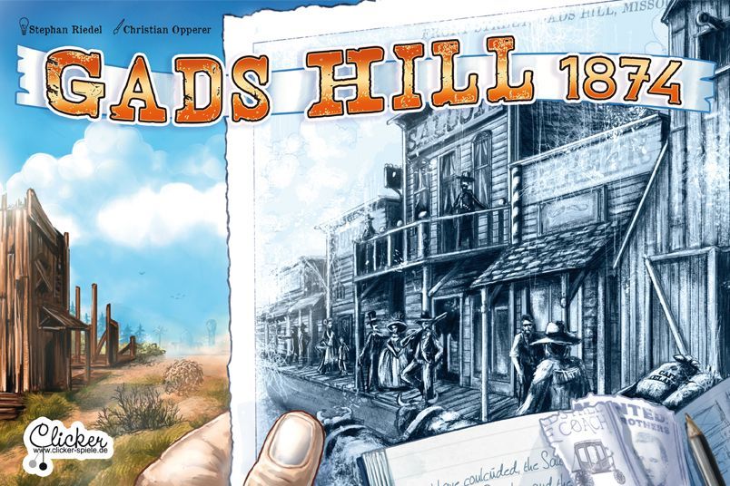 Gads Hill 1874 board game cover