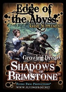 Shadows of Brimstone: Edge of The Abyss Supplement board game cover