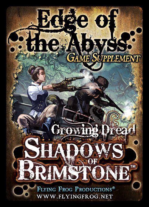 Shadows of Brimstone: Edge of The Abyss Supplement board game cover