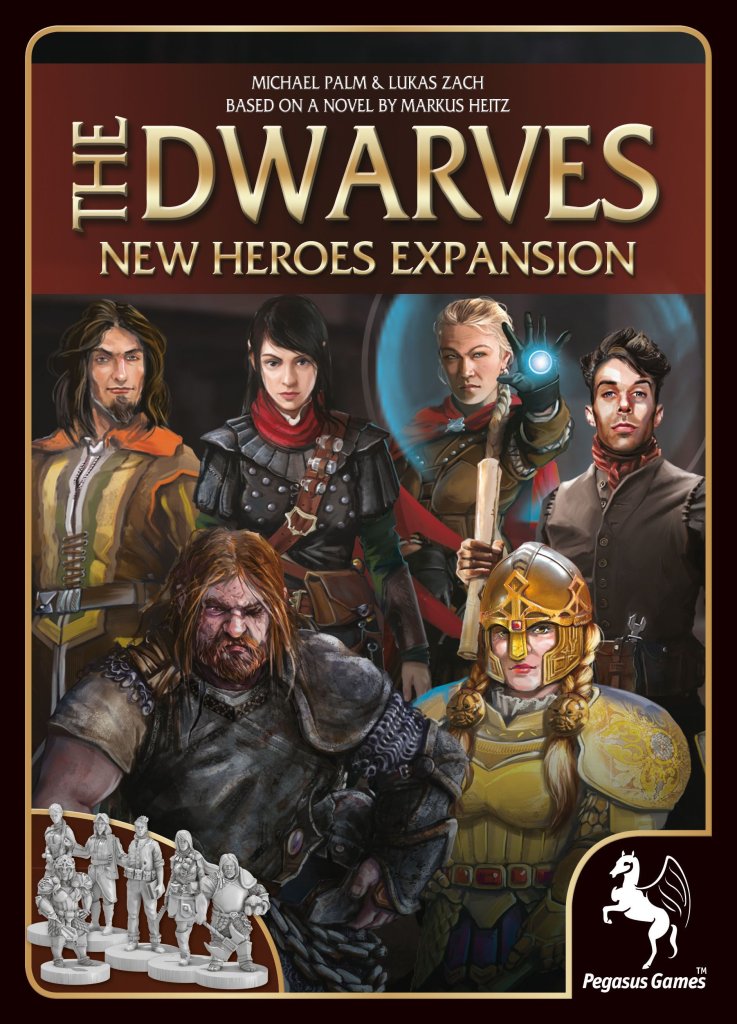 The Dwarves: New Heroes Expansion board game cover