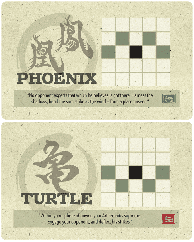 Onitama: Phoenix and Turtle Promo Cards board game cover