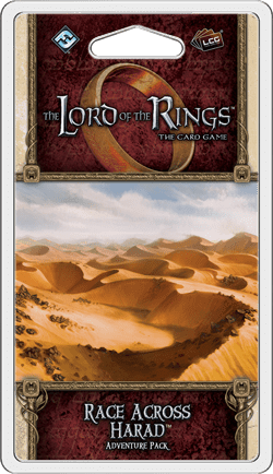 The Lord of the Rings: The Card Game – Race Across Harad board game cover