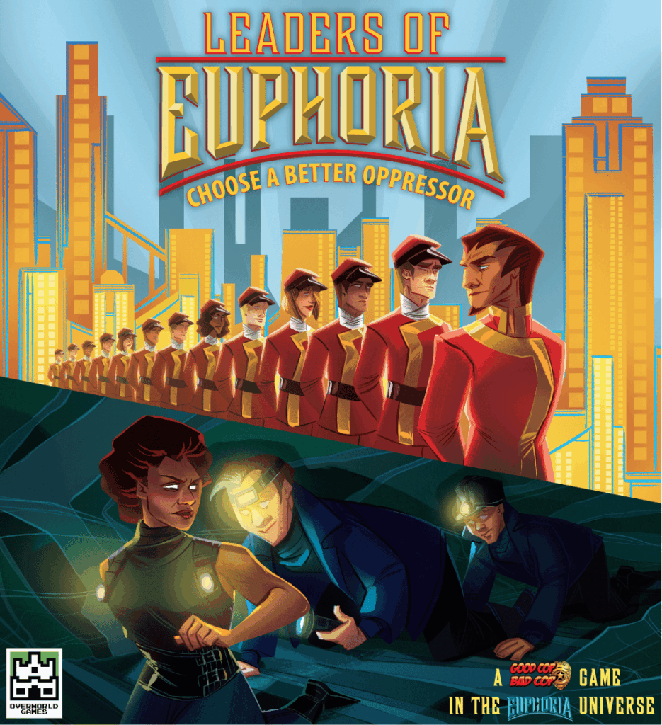 Leaders of Euphoria: Choose a Better Oppressor board game cover