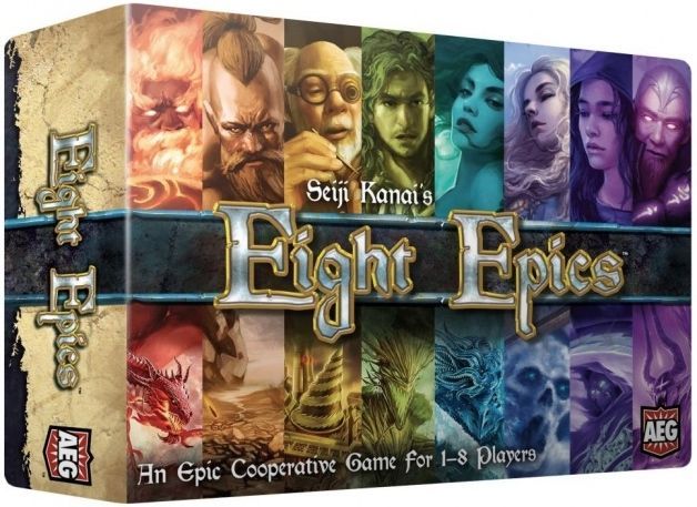 Eight Epics board game cover