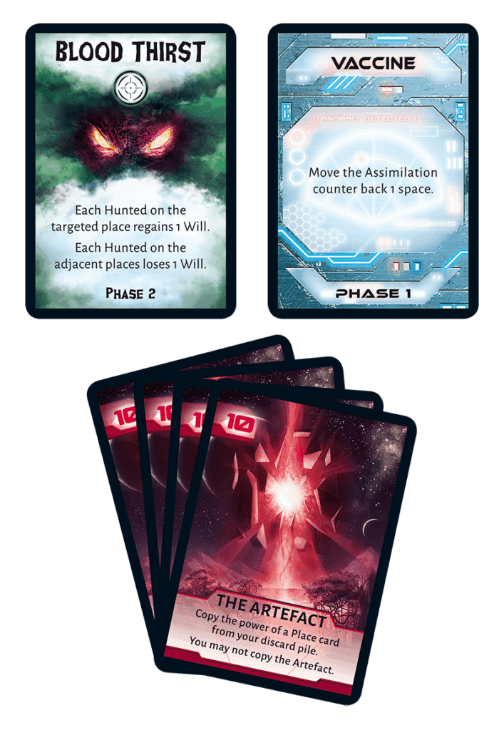 Not Alone: The Red Artefact Promo Cards board game cover