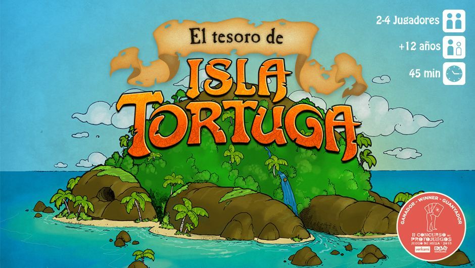 The Treasure of Isla Tortuga board game cover