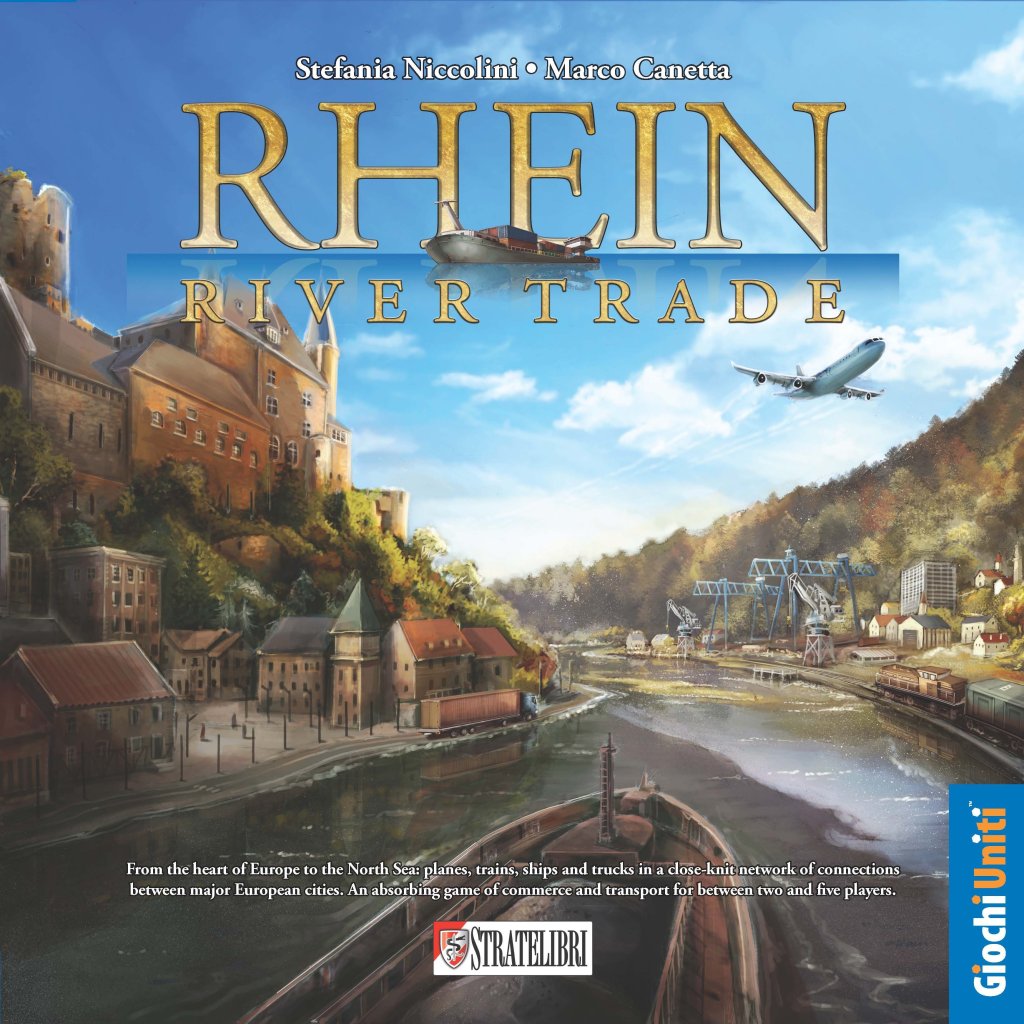 Rhein: River Trade board game cover