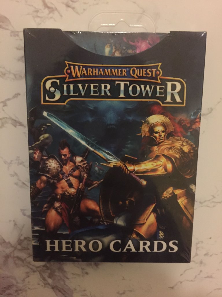 Warhammer Quest: Silver Tower – Hero Cards board game cover