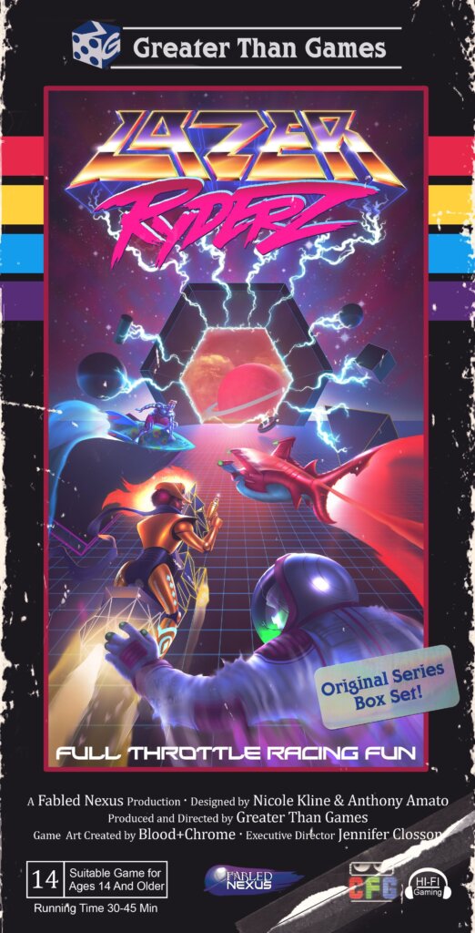 Lazer Ryderz board game cover