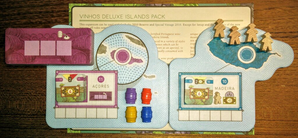Vinhos Deluxe Edition: Islands Expansion Pack board game cover