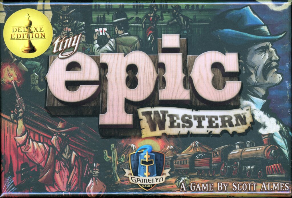 Tiny Epic Western: Deluxe Edition board game cover