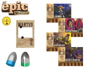 Tiny Epic Western: Kickstarter Deluxe Promo Pack board game cover