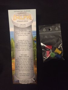 The Oracle of Delphi: The Pillars of Delphi Variant board game cover