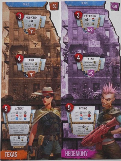51st State: Texas and Hegemony Factions board game cover