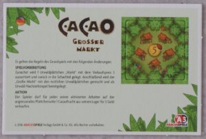 Cacao: Big Market board game cover