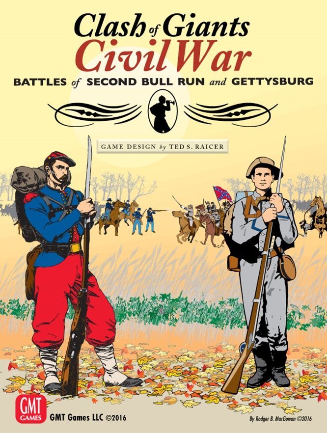 Clash of Giants: Civil War board game cover