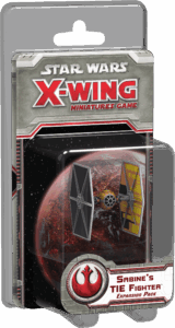 Star Wars: X-Wing Miniatures Game – Sabine’s TIE Fighter Expansion Pack board game cover