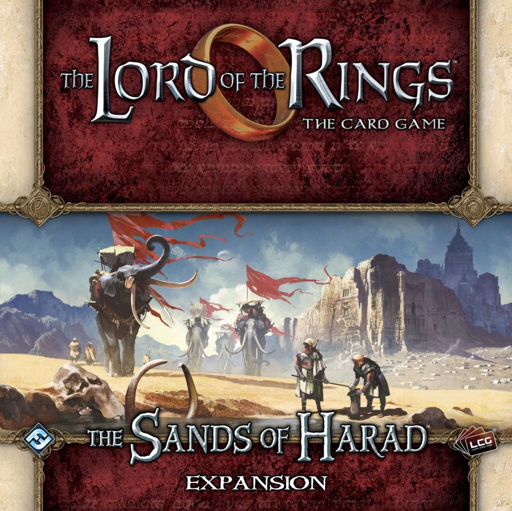 The Lord of the Rings: The Card Game – The Sands of Harad board game cover