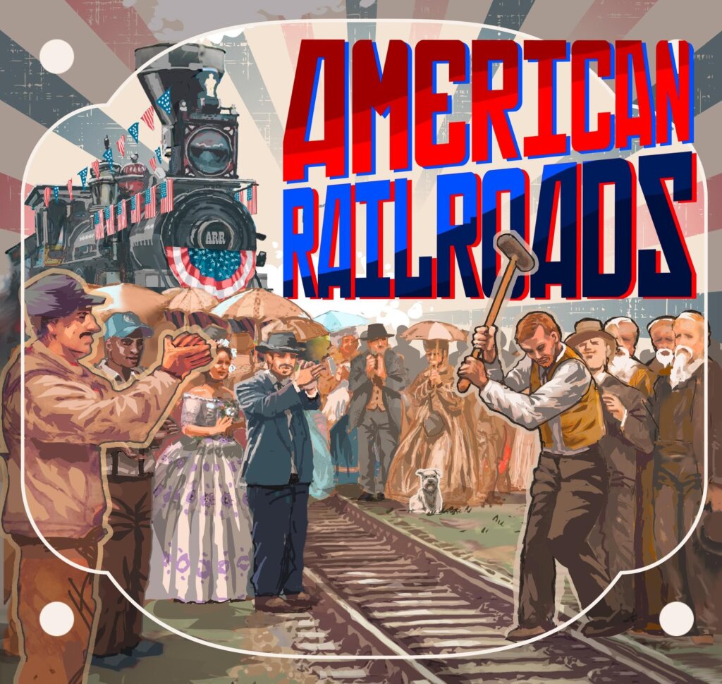 Russian Railroads: American Railroads board game cover