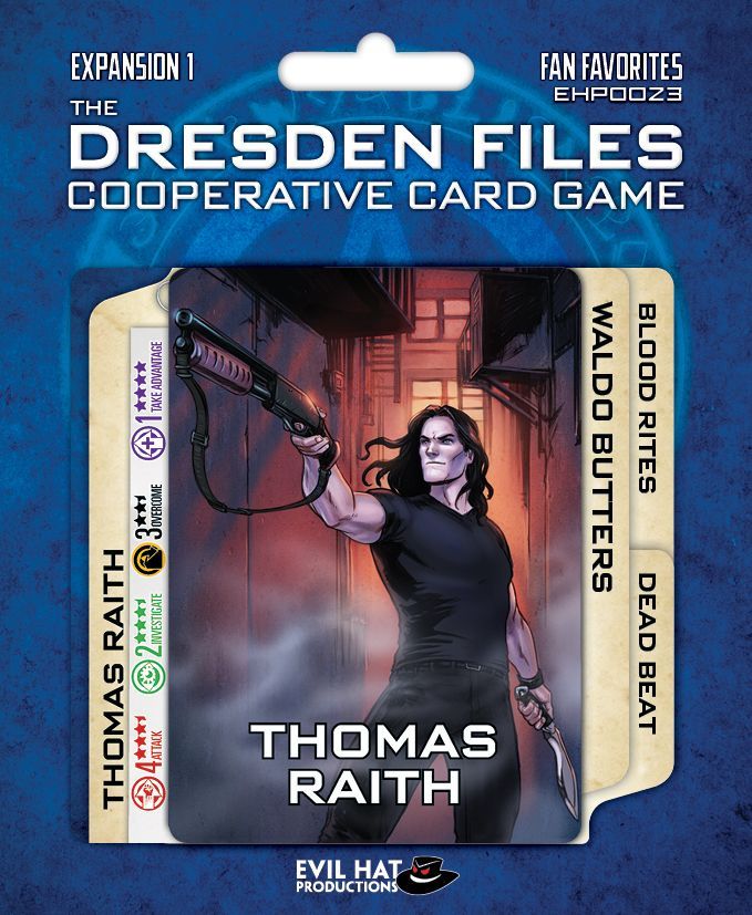 The Dresden Files Cooperative Card Game: Expansion 1 – Fan Favorites board game cover