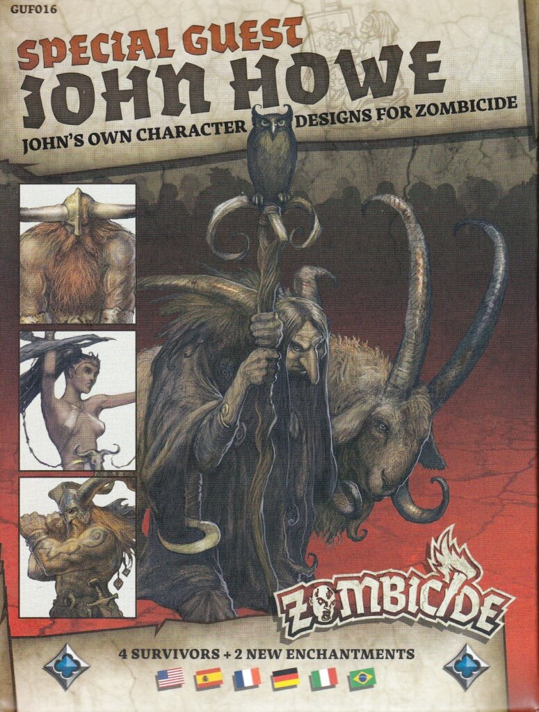 Zombicide: Black Plague Special Guest Box – John Howe board game cover