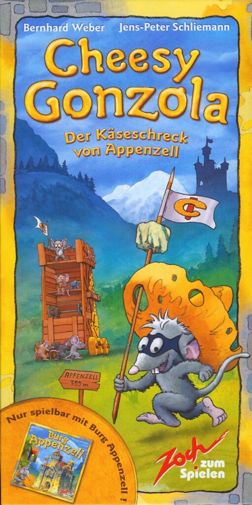 Cheesy Gonzola board game cover