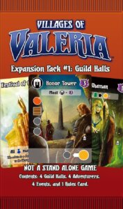 Villages of Valeria: Guild Halls board game cover