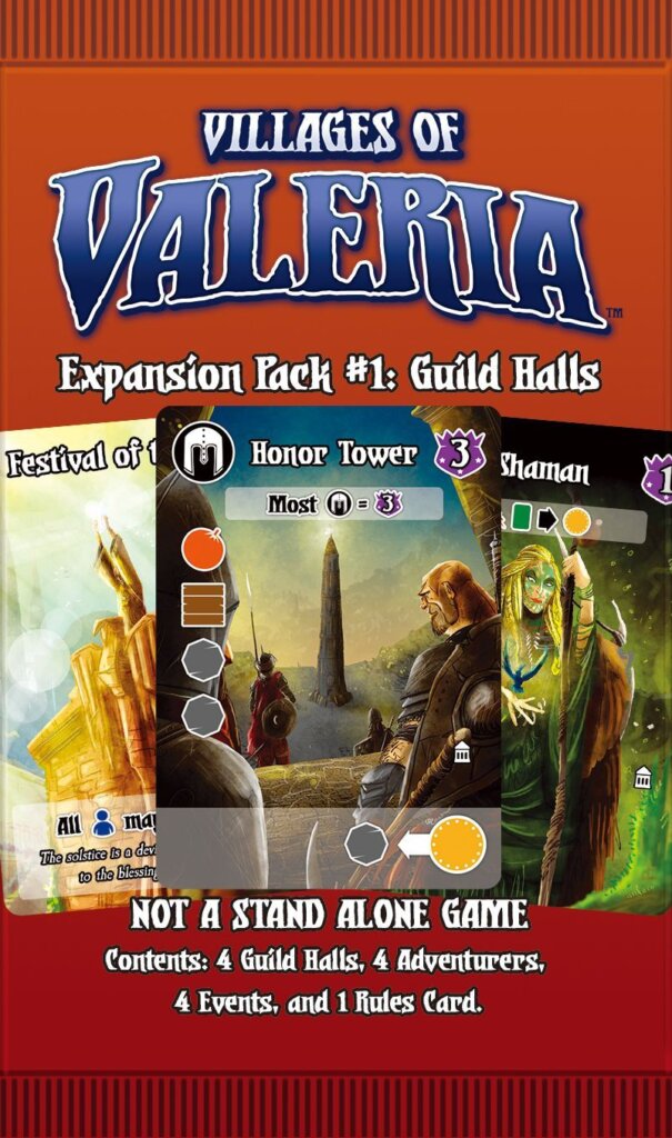 Villages of Valeria: Guild Halls board game cover