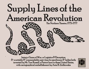Supply Lines of the American Revolution: The Northern Theater, 1775-1777 board game cover