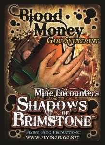 Shadows of Brimstone: Blood Money Game Supplement board game cover