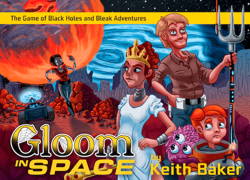 Gloom in Space board game cover