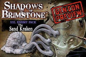 Shadows of Brimstone: Sand Kraken XXL Enemy Pack board game cover