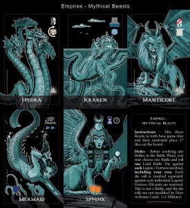 Mare Nostrum: Empires – Mythical Beasts Expansion Tiles board game cover