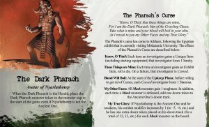 Arkham Horror: The Dark Pharaoh (Herald) board game cover