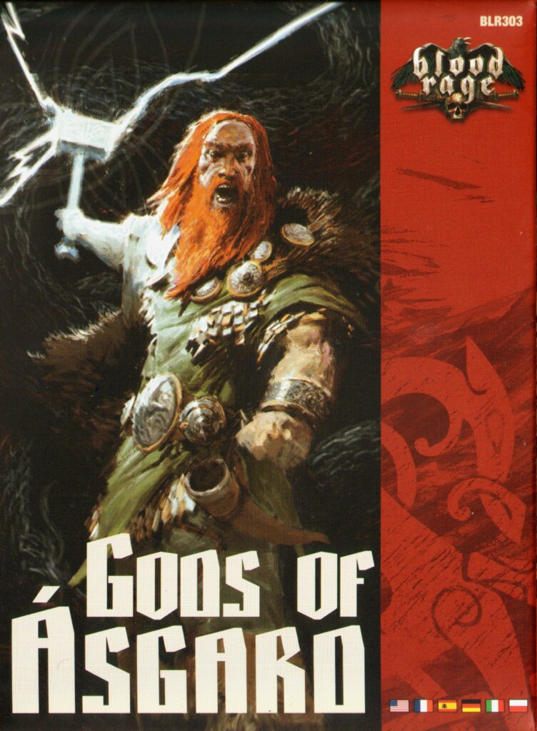 Blood Rage: Gods of Ásgard board game cover