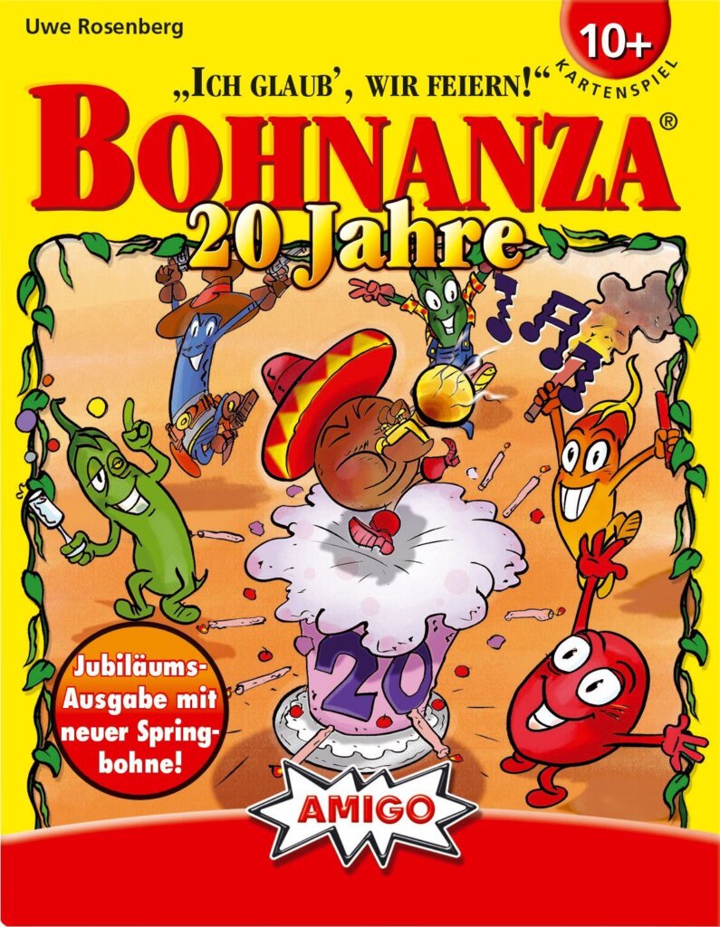 Bohnanza: 20 Jahre board game cover