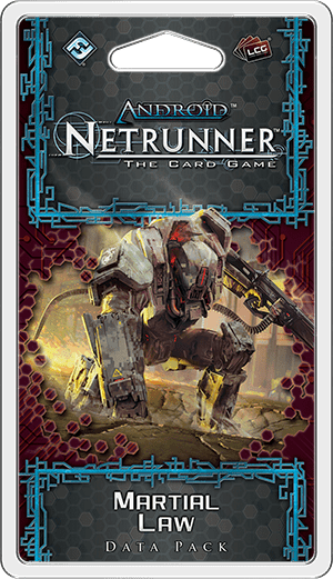 Android: Netrunner – Martial Law board game cover