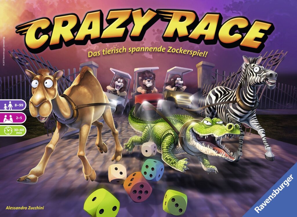 Crazy Race board game cover