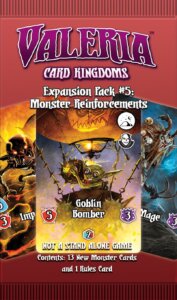 Valeria: Card Kingdoms – Expansion Pack #05: Monster Reinforcements board game cover