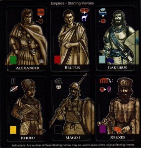 Mare Nostrum: Empires – Starting Heroes board game cover