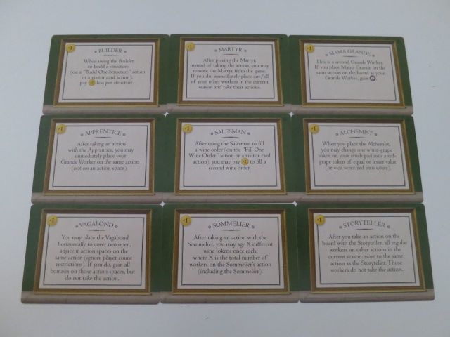 Viticulture: Tuscany – Special Worker Promo Cards board game cover