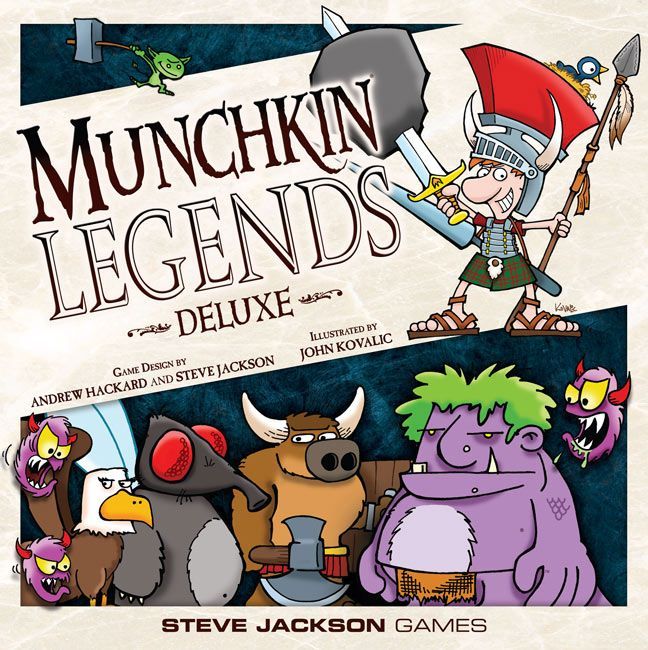 Munchkin Legends Deluxe board game cover