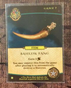 Harry Potter: Hogwarts Battle – Item: Basilisk Fang board game cover