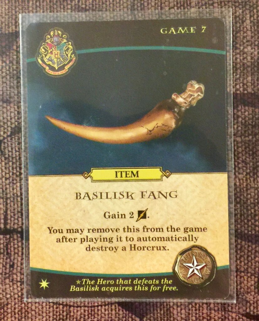 Harry Potter: Hogwarts Battle – Item: Basilisk Fang board game cover