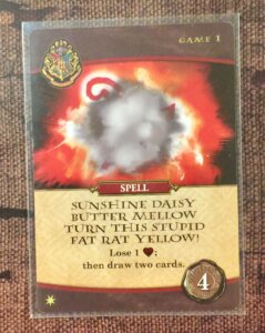 Harry Potter: Hogwarts Battle – Spell: Sunshine Daisy, Butter Mellow, Turn This Stupid Fat Rat Yellow! board game cover