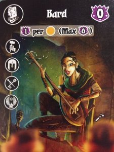 Villages of Valeria: Bard Promo Card board game cover