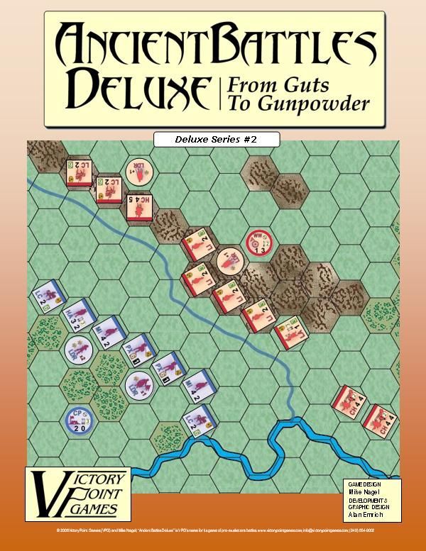Ancient Battles Deluxe: From Guts to Gunpowder board game cover
