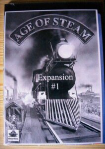 Age of Steam Expansion #1: England & Ireland board game cover