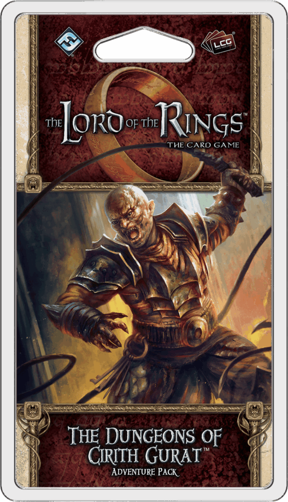 The Lord of the Rings: The Card Game – The Dungeons of Cirith Gurat board game cover